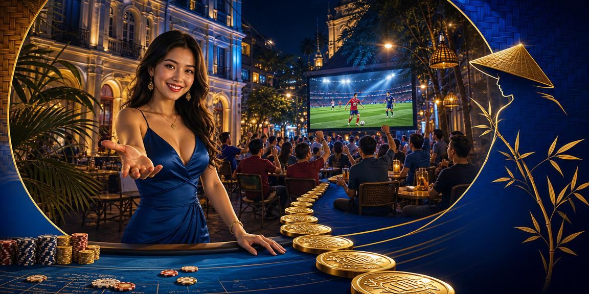 Người hâm mộ bóng đá Hồ Chí Minh theo dõi kèo cược với nón lá truyền thống
